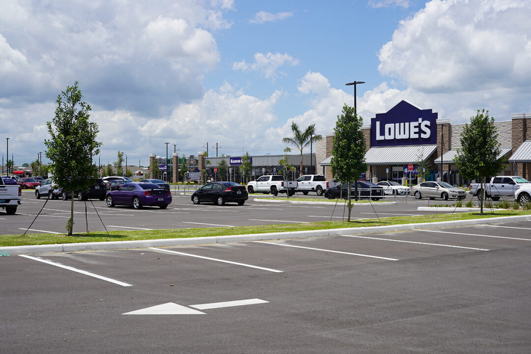 Lowes Commercial Parking Lot Paving