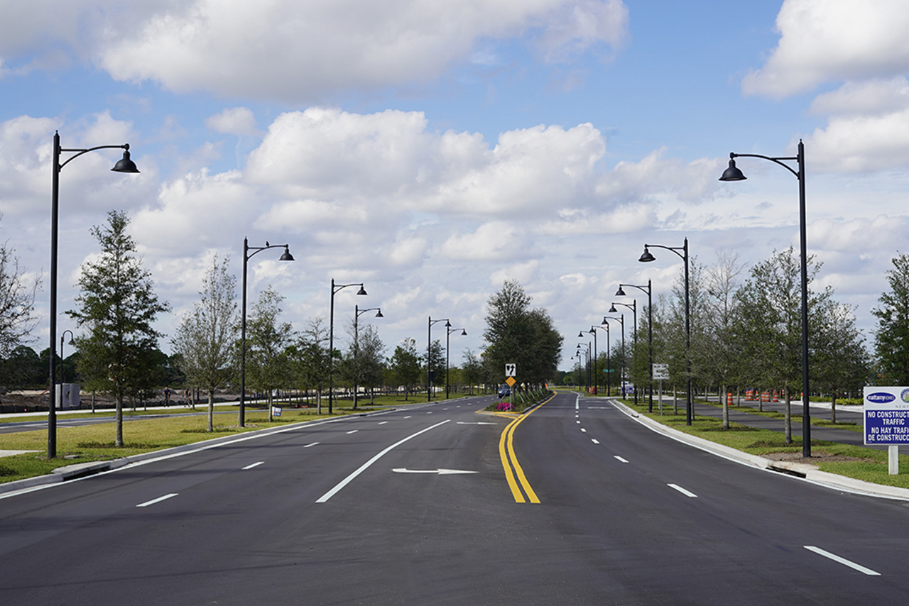 Newfield Parkway roadway