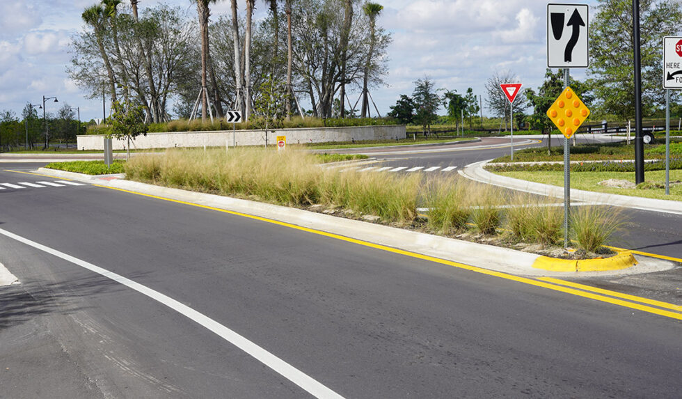 Newfield, Parkway Port St Lucie asphalt paving and striping
