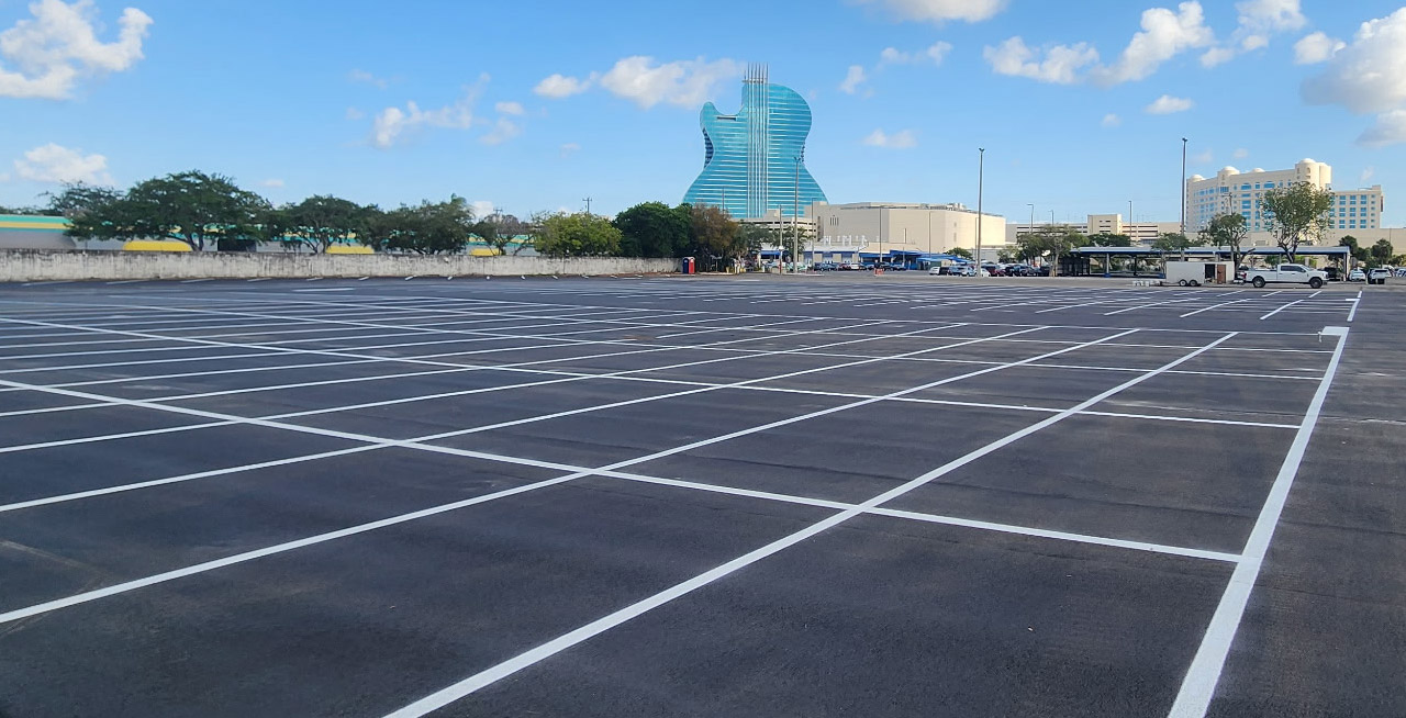 parking lot striping