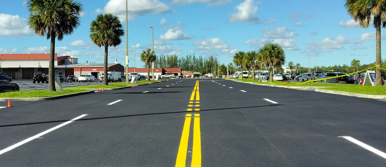 Professional asphalt paving