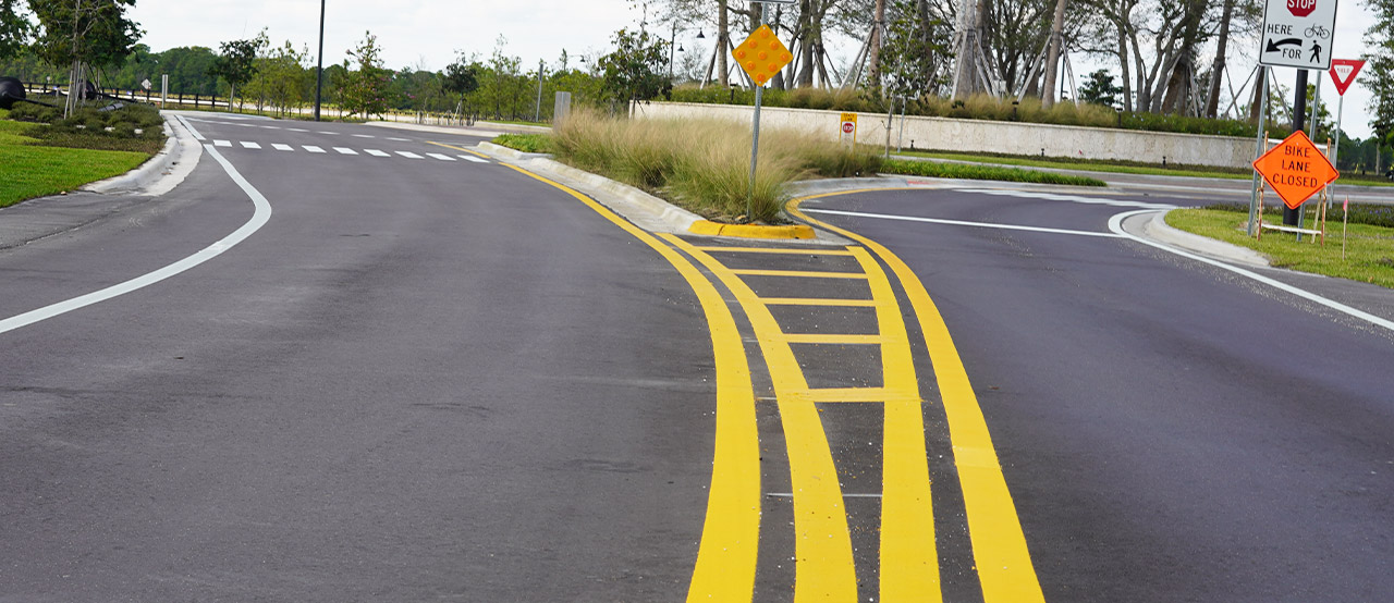 thermoplastic striping