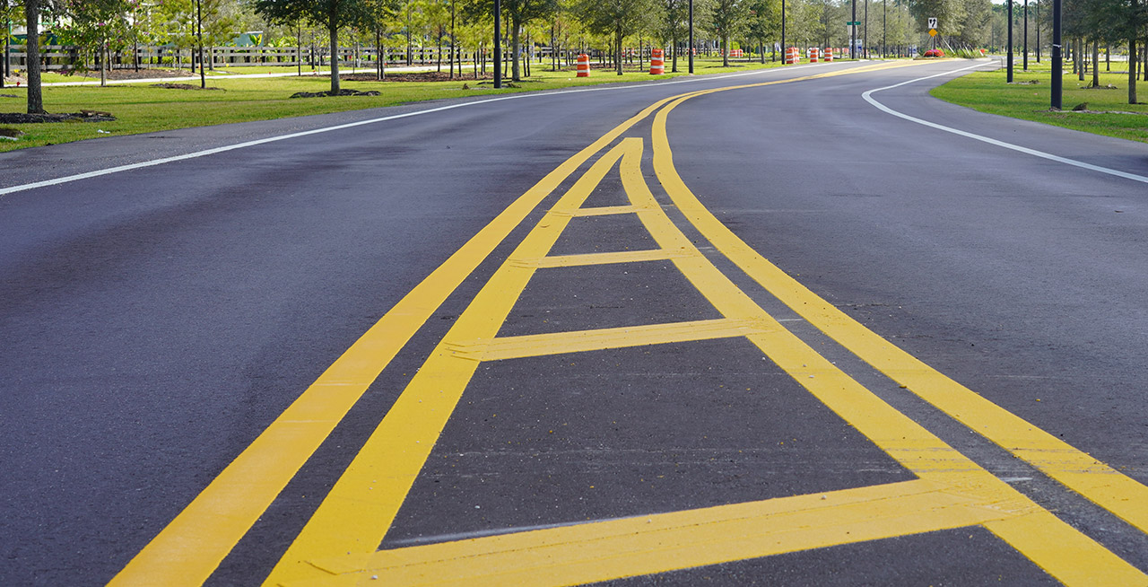 thermoplastic striping