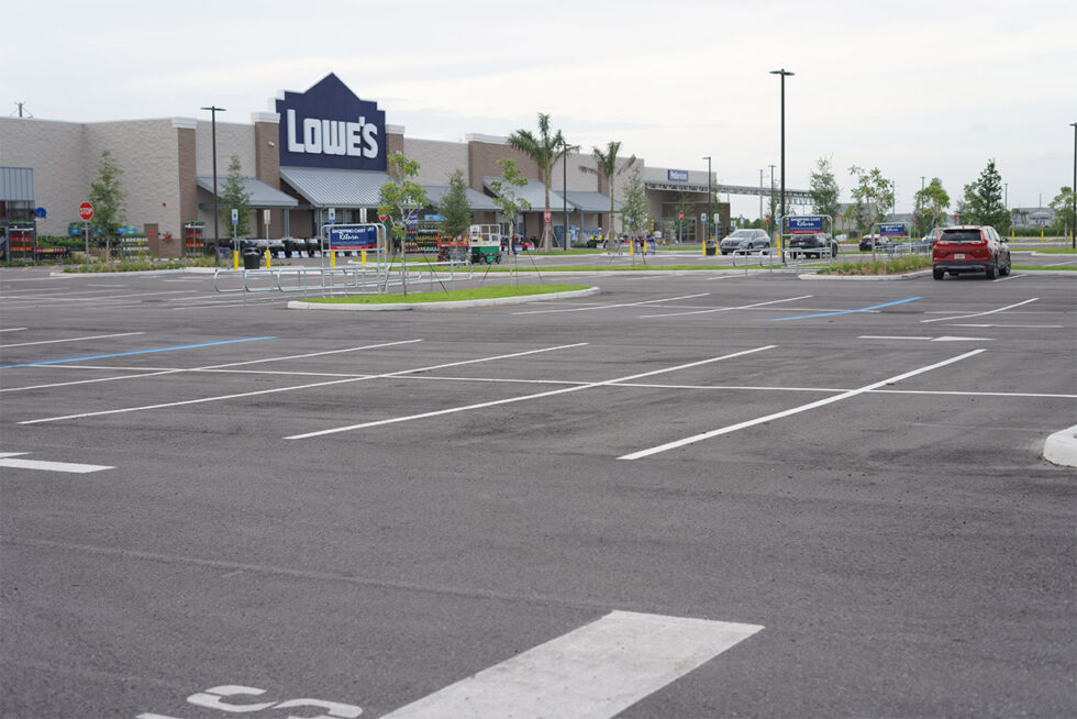Lowe's Commercial Parking lot