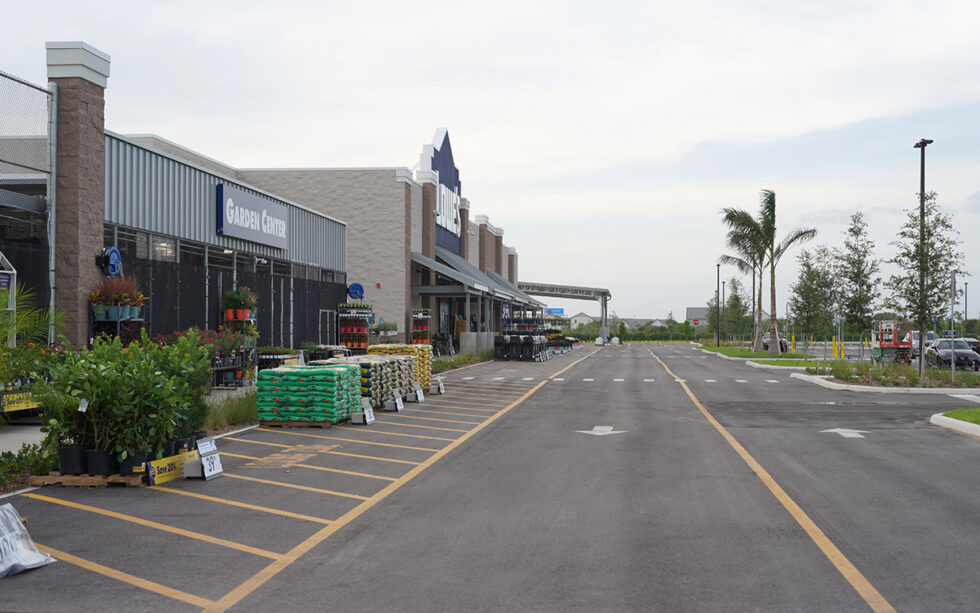 Lowe's Commercial Parking lot