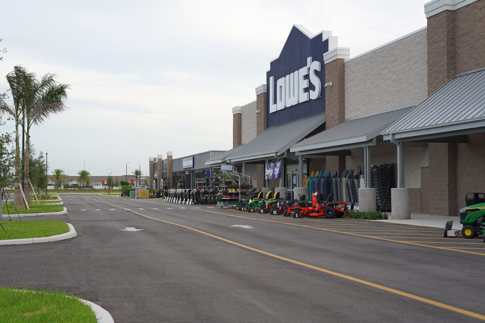 Lowe's Commercial Parking lot