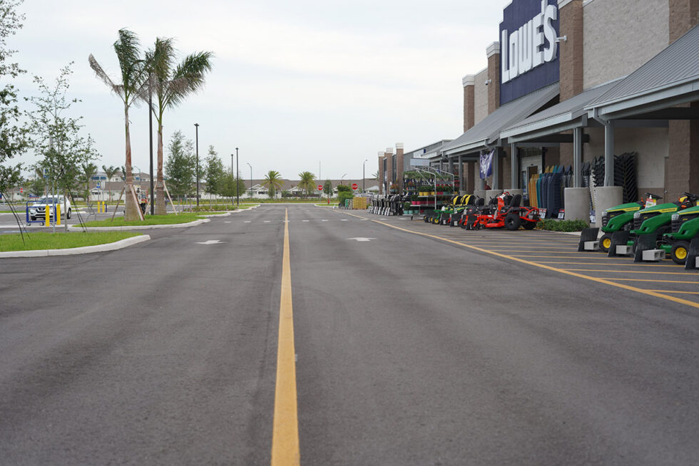 Lowe's Commercial Parking lot